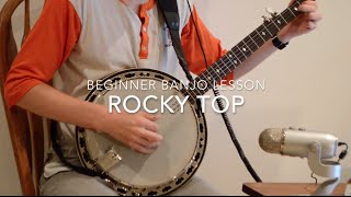 Free quotRocky Topquot Lesson  Beginner Banjo [upl. by Etsirk312]