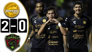 Dorados vs Juarez 20 Goles amp Resumen Ascenso MX SEMIFINAL IDA 21112018 HD [upl. by Nele]