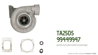 99449947 TA2505 4541630001 Turbocharger For New Holland Tractor John Deere Tractor Case Tractor [upl. by Eelimaj814]