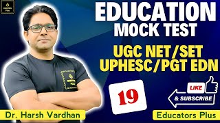 UGC NET EDUCATION UPHESC Assistant ProfessorPGT Education educatorsplus [upl. by Aihsenyt]