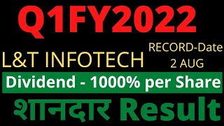 LampT Infotech Q1 results 2022  LampT Infotech share latest news  LTI Q1 results  LT Infotech [upl. by Averyl]