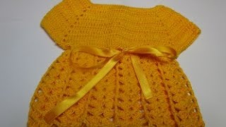 Uncinetto Crochet Mini Cardigan Giacchina Maglia Vestitino Abitino Neonato [upl. by Idissak267]