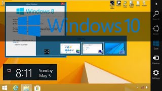 A look at Metro 10 A Windows 10 iso transformed into Windows 81 made by me [upl. by Lorn]