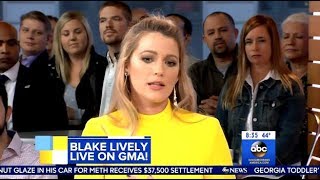 Blake Lively  Talks About Harvey Weinstein  GMA [upl. by Ferwerda401]