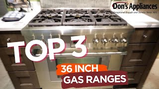 Top Rated 36quot Gas Ranges  Range Review [upl. by Liv837]