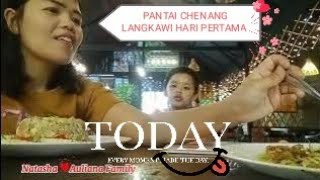 PANTAI CHENANG LANGKAWI MALAYSIA Keseruan kami di Langkawi vlog [upl. by Oratnek]