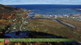 MAXInfo en bref Protection côtière à MontLouis en HauteGaspésie [upl. by Uolymme]