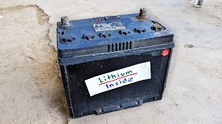 Old Car battery convert to lithium [upl. by Quenby400]