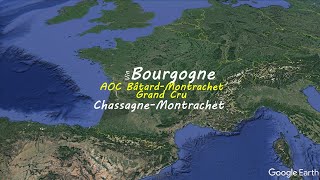 BâtardMontrachet Grand Cru at Chassagne Montrachet commune  French wine map  Wine study [upl. by Wappes]