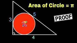 Area of Circle  π  Proof  Olympiad Geometry Problems [upl. by Ozmo]