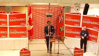 Vince Gasparro nominated Liberal candidate for EglintonLawrence  TLN Connects [upl. by Ynobe]