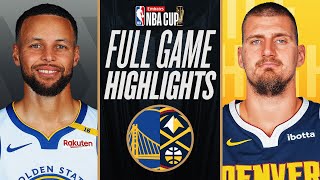 WARRIORS at NUGGETS  EMIRATES NBA CUP 🏆  FULL GAME HIGHLIGHTS  December 3 2024 [upl. by Nisay723]