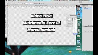 Creating Text in Photoshop CS5 [upl. by Salchunas]