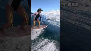 Surf tip How to backside turn w Mainei Kinimaka [upl. by Inavihs]