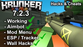 Krunkerio 723 Free Hacks amp Cheats WORKING [upl. by Naimed174]