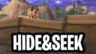 VERSTOPPERTJE SPELEN MINIGAME  Fortnite Battle Royale Custom Game Nederlands [upl. by Shriver]