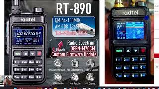 RADTEL RT890  RUYAGE UV58  M70 [upl. by Ennovihs126]