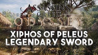 Assassins Creed Odyssey  Xiphos of Peleus Location Legendary Sword [upl. by Ransome529]