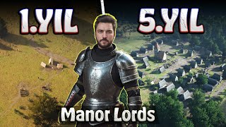 5 Yıl Manor Lords Dünyası  Manor Lords Türkçe [upl. by Lammaj874]