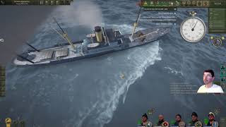 UBOAT 10 BETA test Type II sinks Carrier and Guns Down Entire Convoy [upl. by Naujyt946]