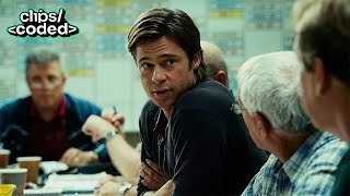 moneyball 2011  brad pitt is building a team on data not vibes [upl. by Llerrahs]