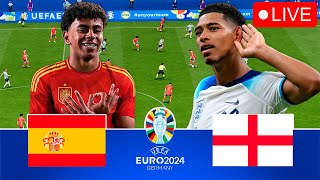 Spain vs England Live  Final UEFA Euro 2024  Full Match amp EAFC 24 Gameplay [upl. by Dira744]