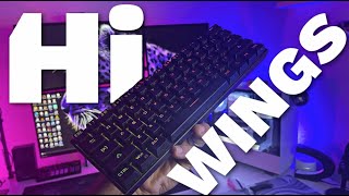 Hiwings Mechanical Gaming Keyboard Review  Hiwings H1200 Wireless [upl. by Sterrett58]