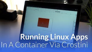 Running Linux Apps on the Pixelbook In A Container Via Crostini [upl. by Drawyeh524]