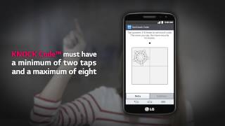 LG Knock Code showed on LG G2 Mini [upl. by Ahsirhcal]