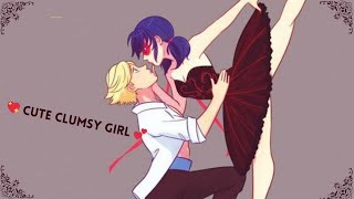 💖 Cute Clumsy Girl 💕💕 A Miraculous Ladybug Texting One Shot Story [upl. by Rengia]