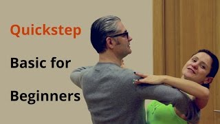 How To Dance Quickstep  Basic Steps for Beginners [upl. by Natsyrk690]