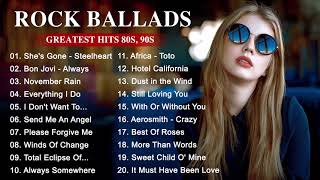 Best Rock Music Playlist 2020  Greatest Rock Ballads of The 80s and 90s [upl. by Kcira930]