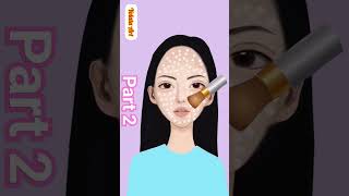 Kuchisake onna part 2animation cartoon shortmakeup [upl. by Ominoreg864]