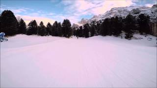 Piste facili Val Gardena pista blu Sass Betit [upl. by Lynette]