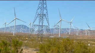 wind farm in mojave desert california 3rd largest in the world [upl. by Juna]