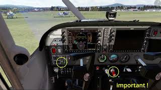 Cessna 172 NG DIGITAL by Airfoillabs My quick start [upl. by Aldas]