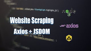 Belajar Scrape Website Menggunakan Axios  JSDOM  Node JS [upl. by Tiertza]