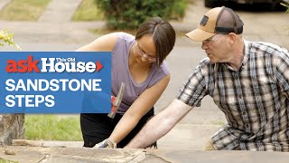 How To Repair Sandstone Steps  Ask This Old House [upl. by Corbin]