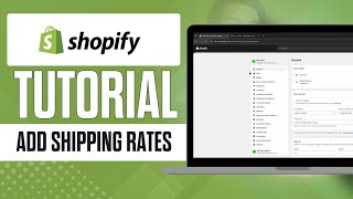 How to Set Up Shipping Rates in Shopify [upl. by Noitsuj150]