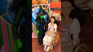 Nessarose Wicked 💚💗🧹 musical disney broadway halloween music musicaldolls disneyprincess [upl. by Dublin696]