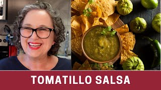 How to Make Tomatillo Salsa or Salsa Verde  The Frugal Chef [upl. by Griswold]