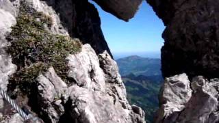 Hindelanger Klettersteig  die schönsten Stellen [upl. by Simdars]