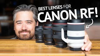 The BEST Lenses for Canons RF Mount [upl. by Aym]