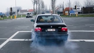 BMW M5 Burnout  Awesome sound 1080p HD [upl. by Zoe]