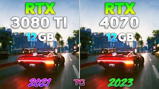 RTX 4070 vs RTX 3080 Ti  Test in 10 Games [upl. by Ayor495]