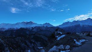 Stunning views from the TseyLoam observation deck among the Ingushetia mountains with Skyrim OST 4K [upl. by Artair]