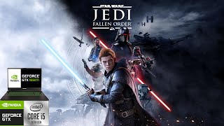 Star Wars Jedi Fallen Order on GTX 1650 Ti  Monster Abra A7 v122 [upl. by Milly]