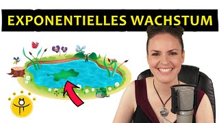 EXPONENTIELLES Wachstum – Textaufgaben Algen [upl. by Verlie491]