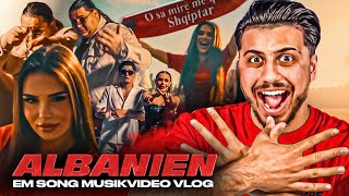 MILLIONEN MUSIKVIDEO FÜR ALBANIEN EM SONG 🇦🇱🤩 ALBANIEN EM SONG MUSIKVIDEO VLOG [upl. by Kosel629]