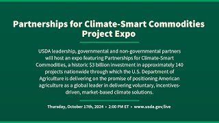 Partnerships for ClimateSmart Commodities Project Expo [upl. by Oryaj]